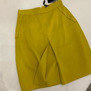 Massimo Dutti | Mustard Skirt